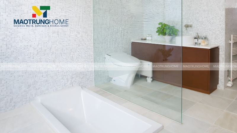 Thiết kế nhà vệ sinh và nhà tắm riêng cho không gian hạn chế (Mẫu 4)