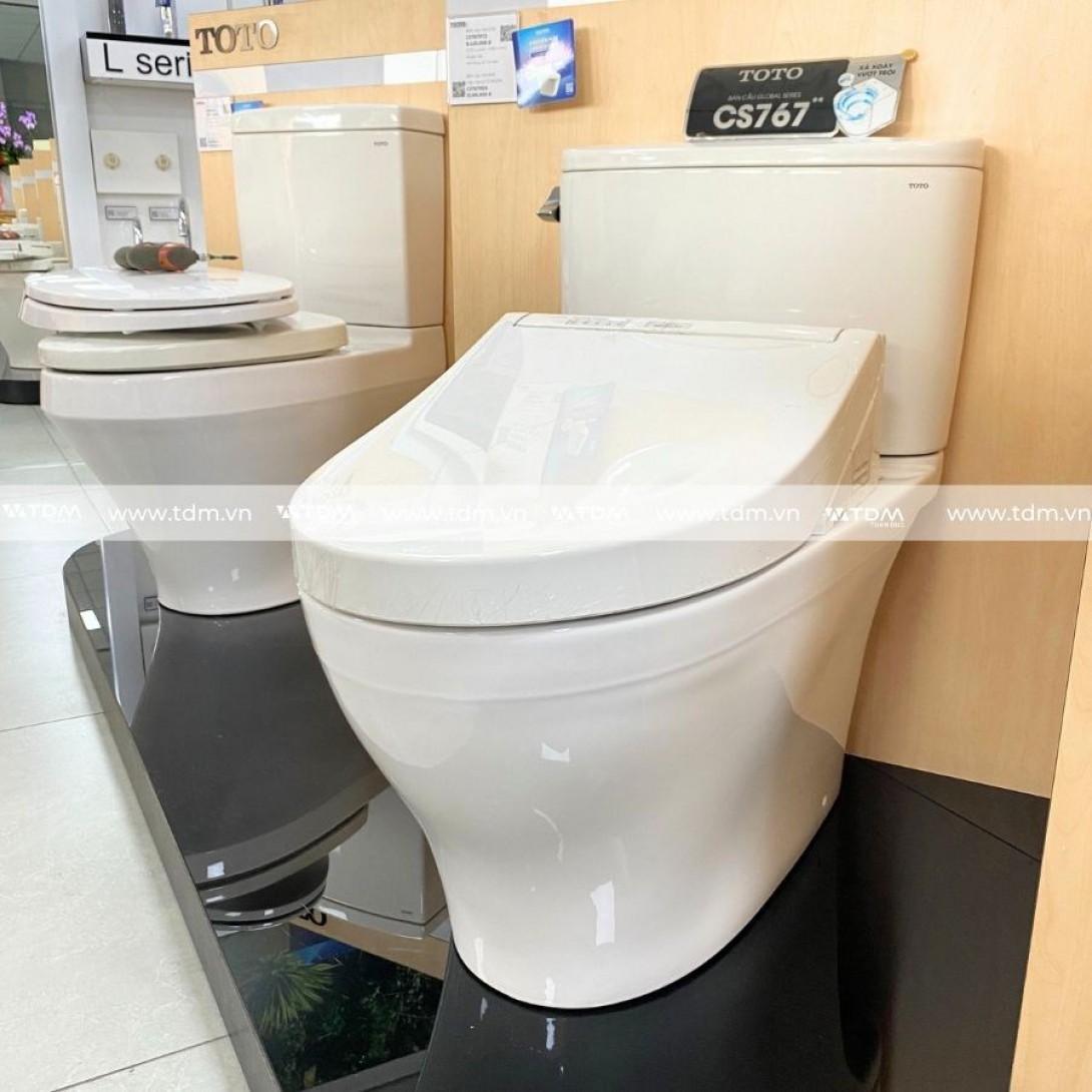 Bồn Cầu Điện Tử TOTO CS767CRW15 Washlet - Ảnh 4
