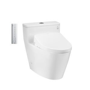 Bàn cầu 1 khối kèm nắp rửa điện tử WASHLET dòng S7 TCF4911Z MS625DW11 cao cấp, chính hãng | TOTO