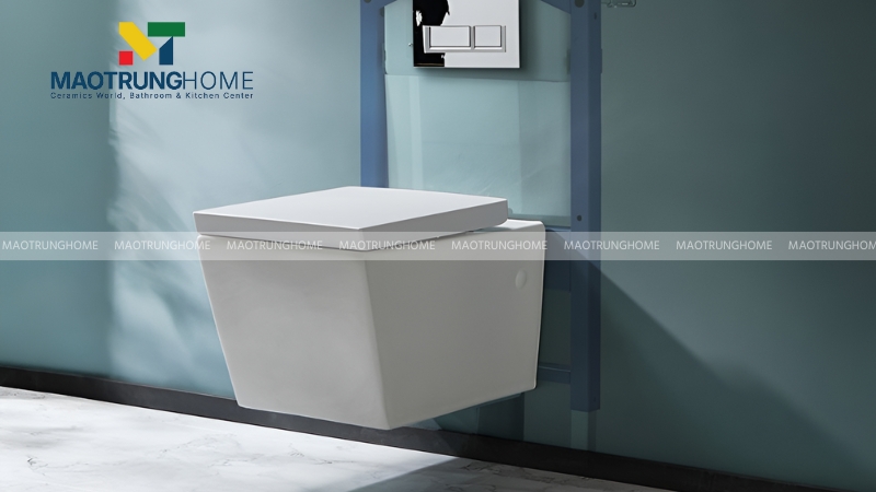 Định nghĩa và cấu tạo cơ bản bồn cầu treo tường