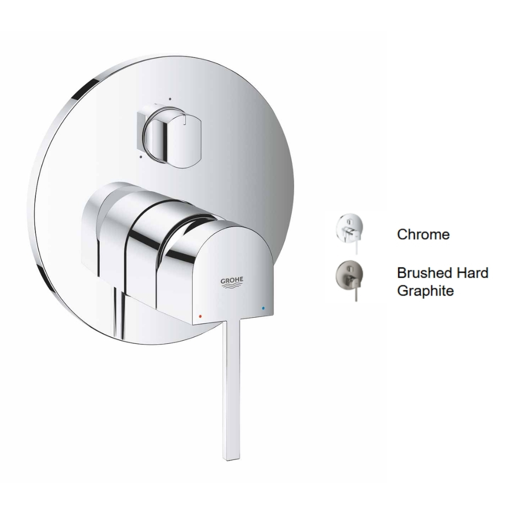 Van nóng lạnh kèm chuyển hướng 3 đường Plus GROHE 24093003 - Ảnh 2