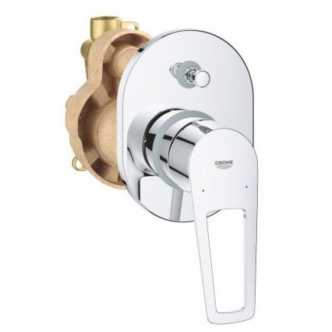 Van Trộn Grohe 29041001 BauLoop OHM Nóng Lạnh Âm Tường - Ảnh 2