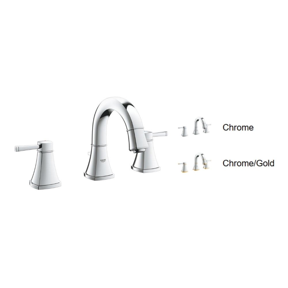 Vòi chậu nóng lạnh 3 lỗ thấp Grandera S-size GROHE 20417IG0 - Ảnh 2