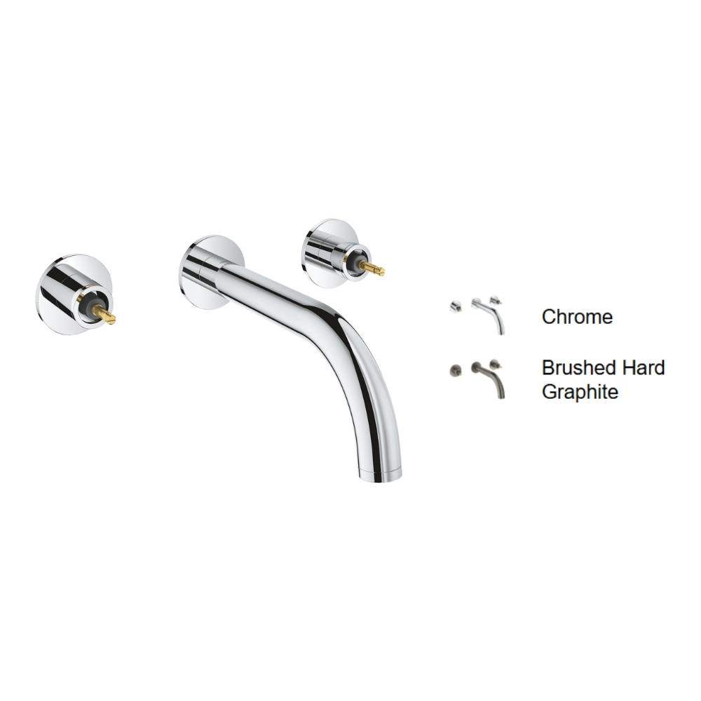 Vòi chậu nóng lạnh gắn tường 3 lỗ Atrio GROHE 20587000 - Ảnh 2