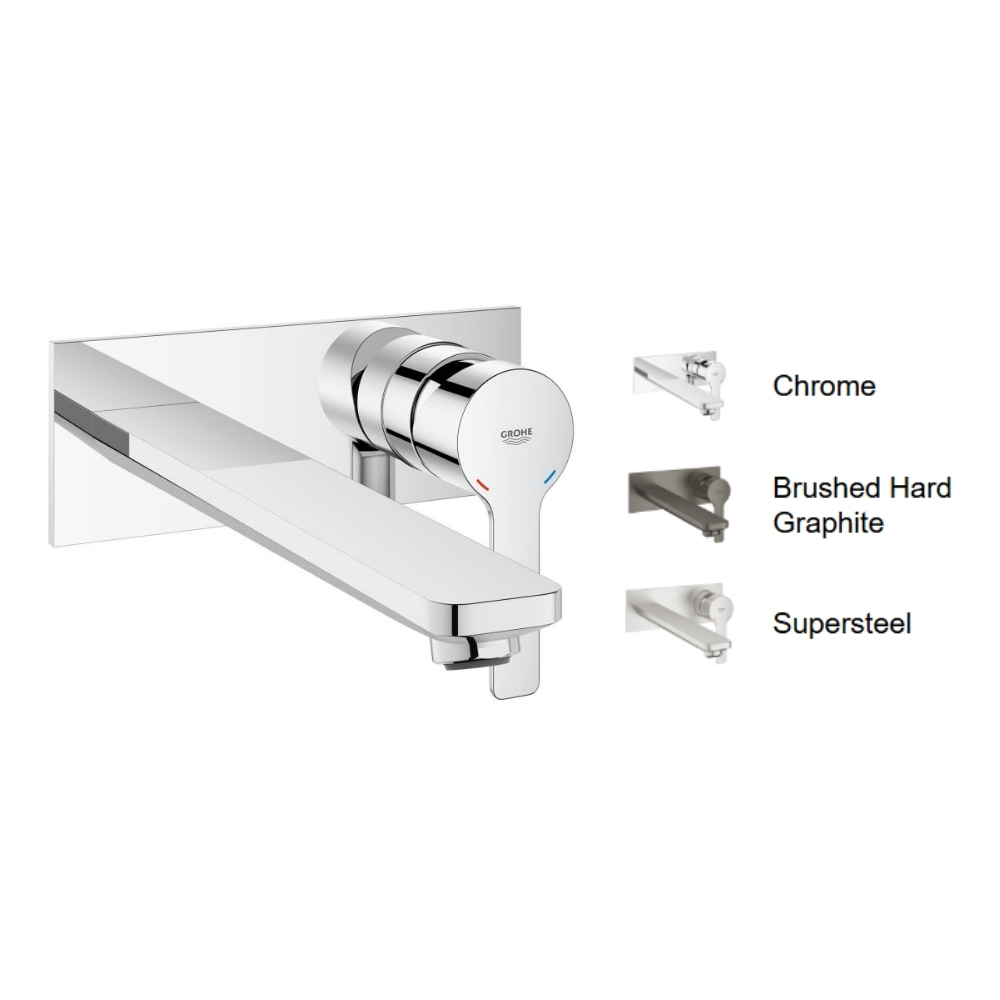 Vòi chậu nóng lạnh 2 lỗ gắn tường Lineare L-Size GROHE 23444001 - Ảnh 2