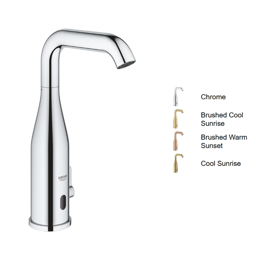 Vòi chậu nóng lạnh cảm ứng dùng pin Eurocube E GROHE 36445000 - Ảnh 2