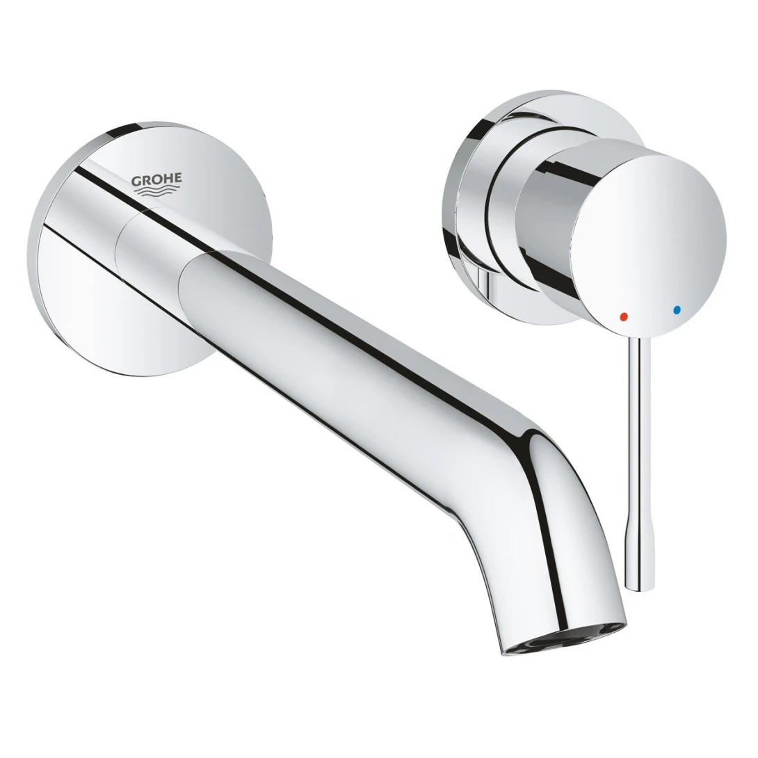 Vòi Lavabo Grohe 19967001 Nóng Lạnh 2 Lỗ Gắn Tường Essence New OHM - Ảnh 2