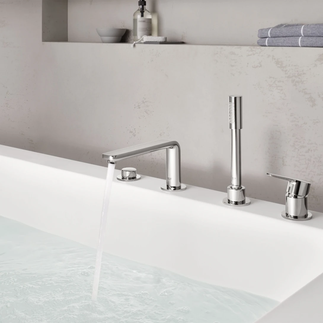 Vòi Bồn Tắm Lineare New OHM Grohe 19577001 4 Lỗ - Ảnh 3