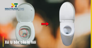 Cách xử lý bồn cầu bị hôi