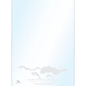 Gương soi bo góc hoa văn Hoàng Thiện HT 9964