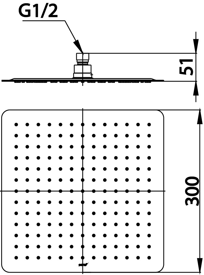 Z98SV#GR2(HM) - Đầu bát mưa COTTO - Ảnh 3