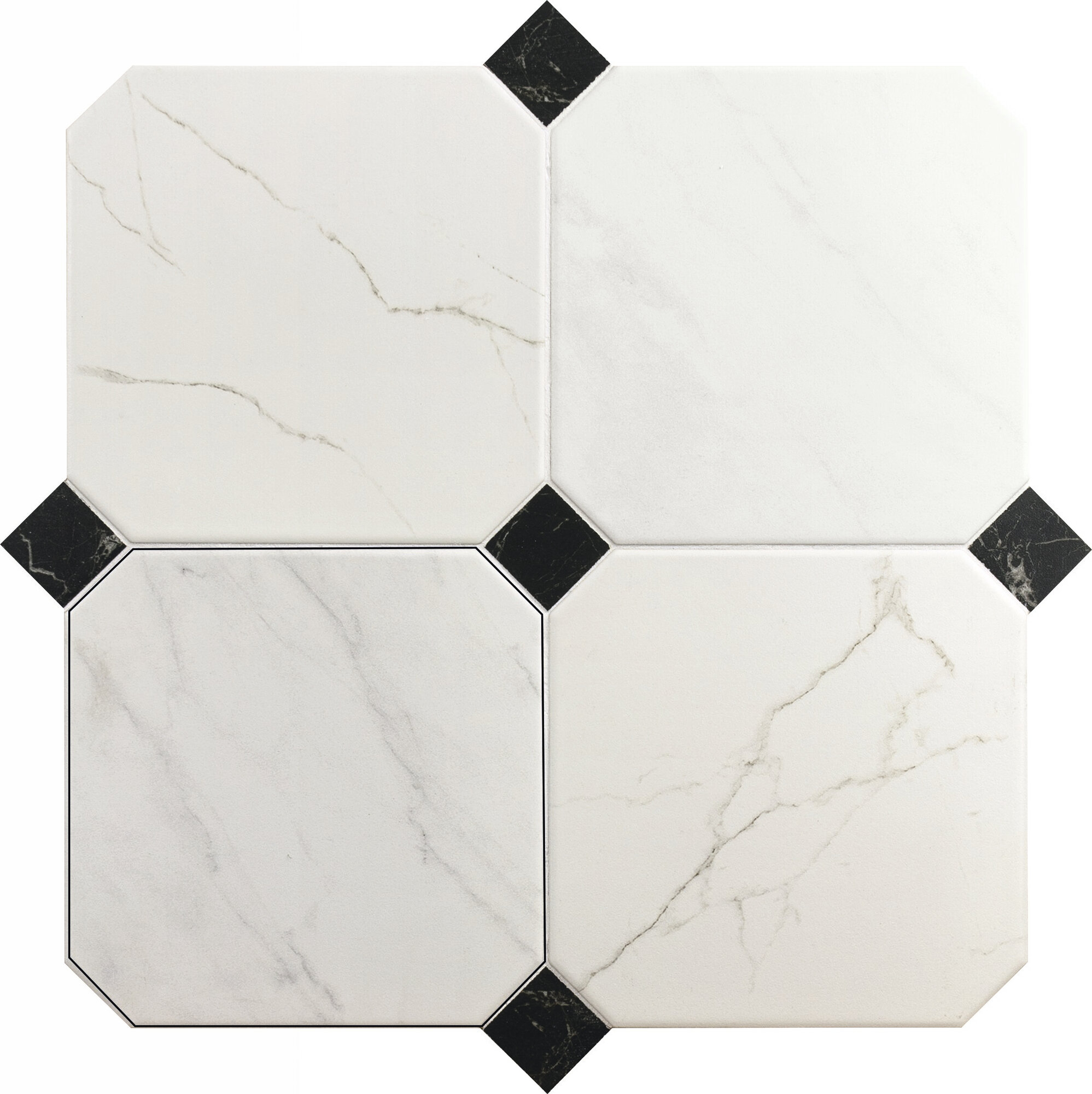 Gạch APE Octagon Verona White 20x20