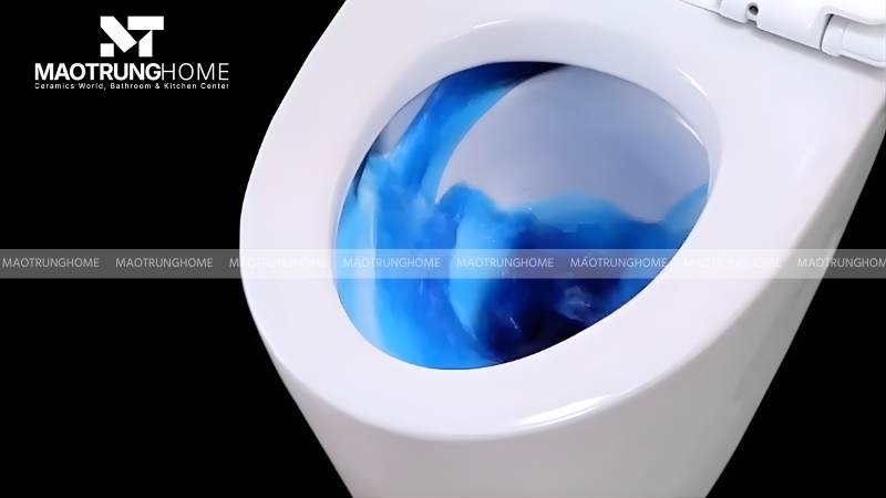 Hệ thống xả xoáy kép Double Vortex giúp tiết kiệm nước