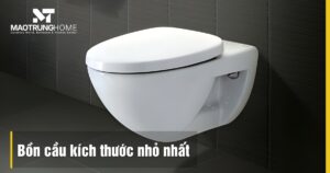 Top 5+ mẫu bồn cầu kích thước nhỏ nhất cho phòng tắm hẹp 2025