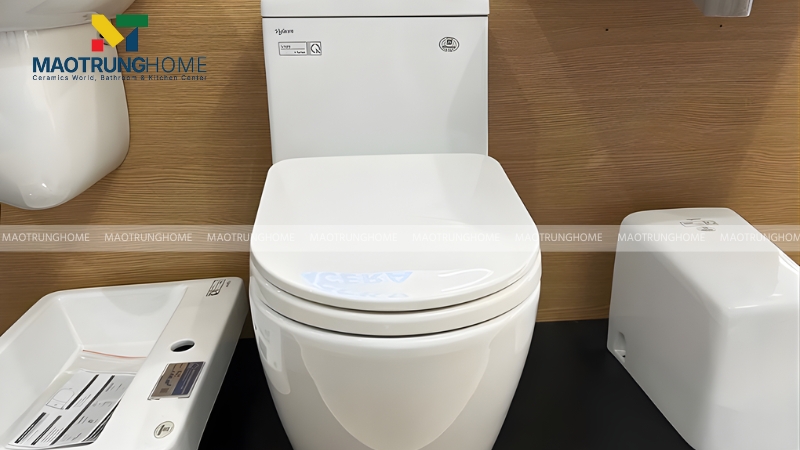 Mẫu Bồn cầu 1 khối Viglacera V199