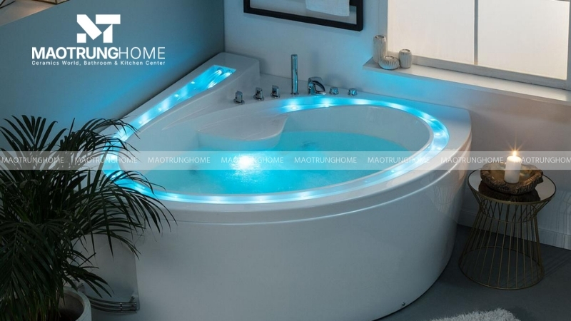 Tính năng bồn tắm nâng tầm trải nghiệm