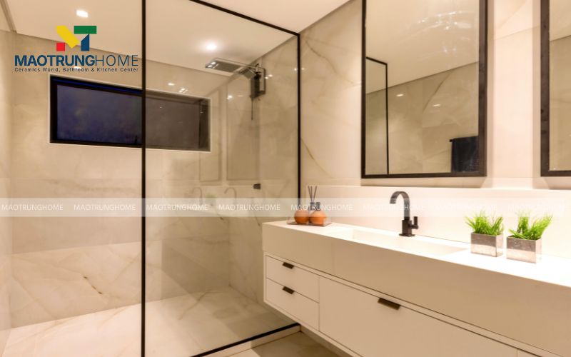 Chất liệu vách kính cường lực