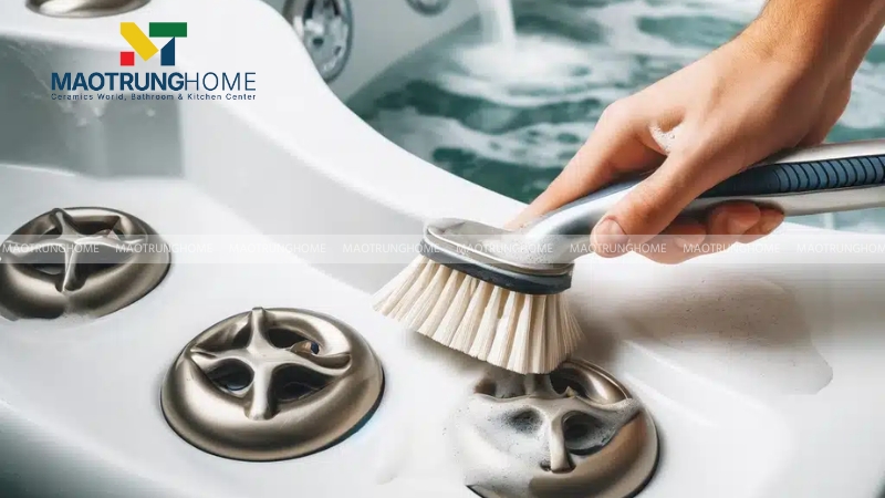 Vệ sinh định kỳ hệ thống massage