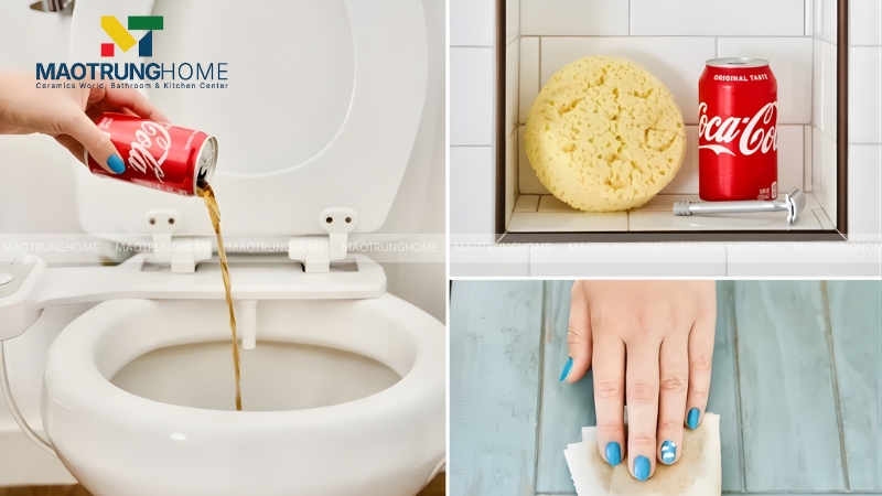 Coca-Cola chỉ hiệu quả với các vết bẩn còn mới và nhẹ