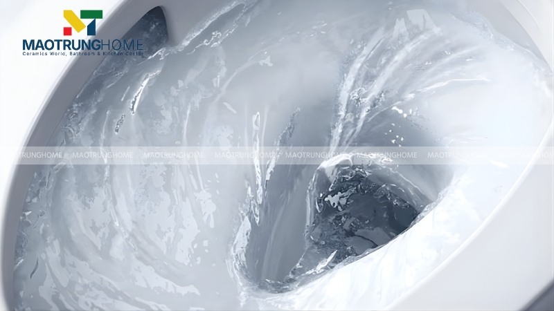 Hệ thống xả Tornado giúp tiết kiệm nước hơn