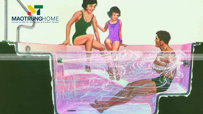 Lịch sử hình thành và phát triển của bồn sục Jacuzzi