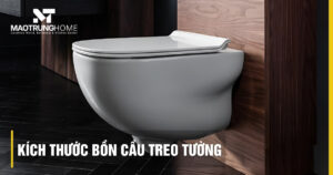 Kích thước bồn cầu treo tường: Bảng chi tiết và hướng dẫn lắp chuẩn 2025