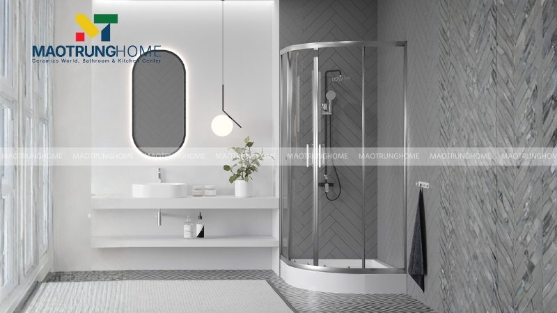 Cabin tắm cho phòng tắm vừa (3m² – 5m²)