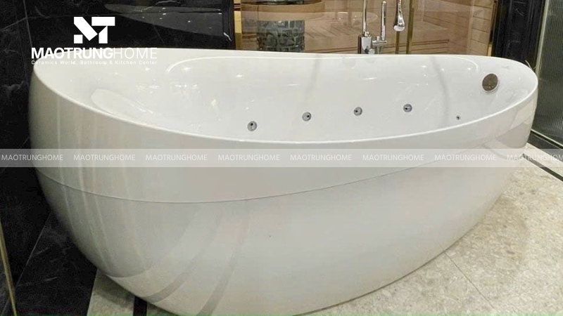 Kích thước bồn tắm massage dạng tròn
