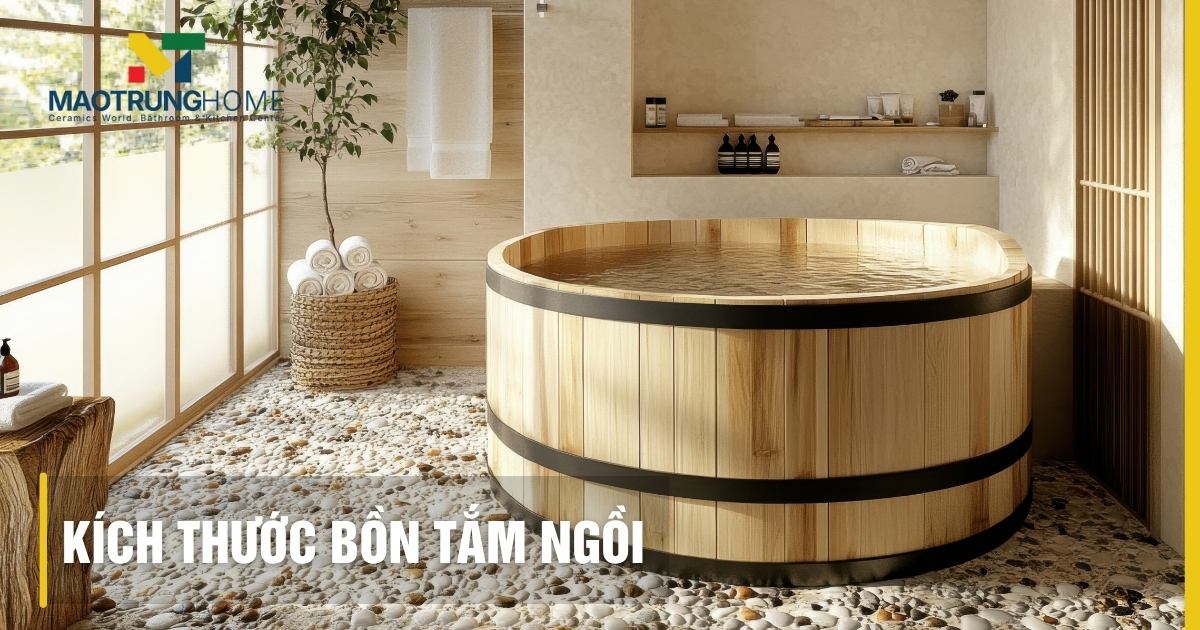 Kích thước bồn tắm ngồi: Bảng tiêu chuẩn và cách chọn phù hợp 2025