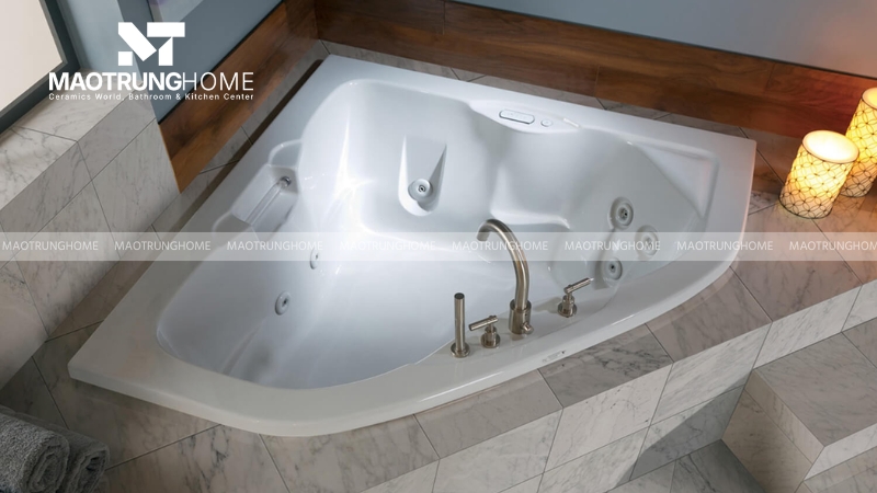 Bồn tắm cho phòng tắm nhỏ (dưới 5m²)