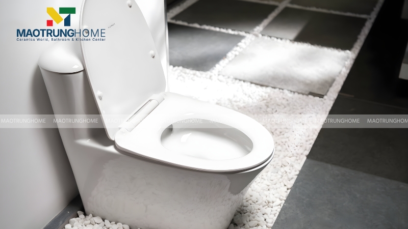 Bồn cầu Rigel có chất liệu cao cấp và độ bền vượt trội