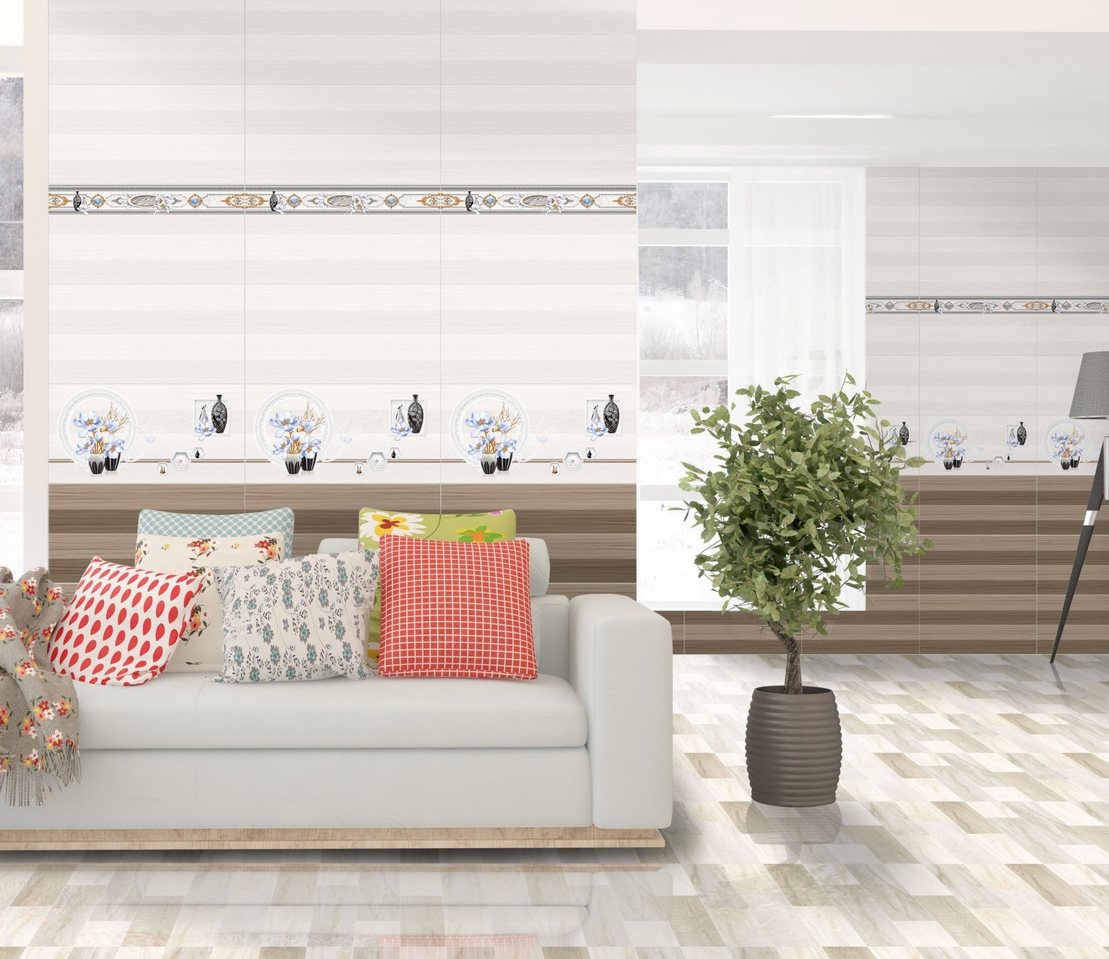 Gạch Ốp tường Ý Mỹ 30x60 A36055S - Ảnh 5