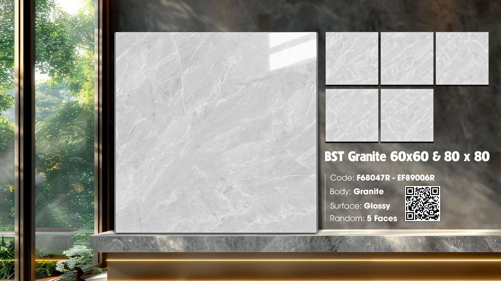 Gạch Lát nền Ý Mỹ 60x60 F68047R - Ảnh 8