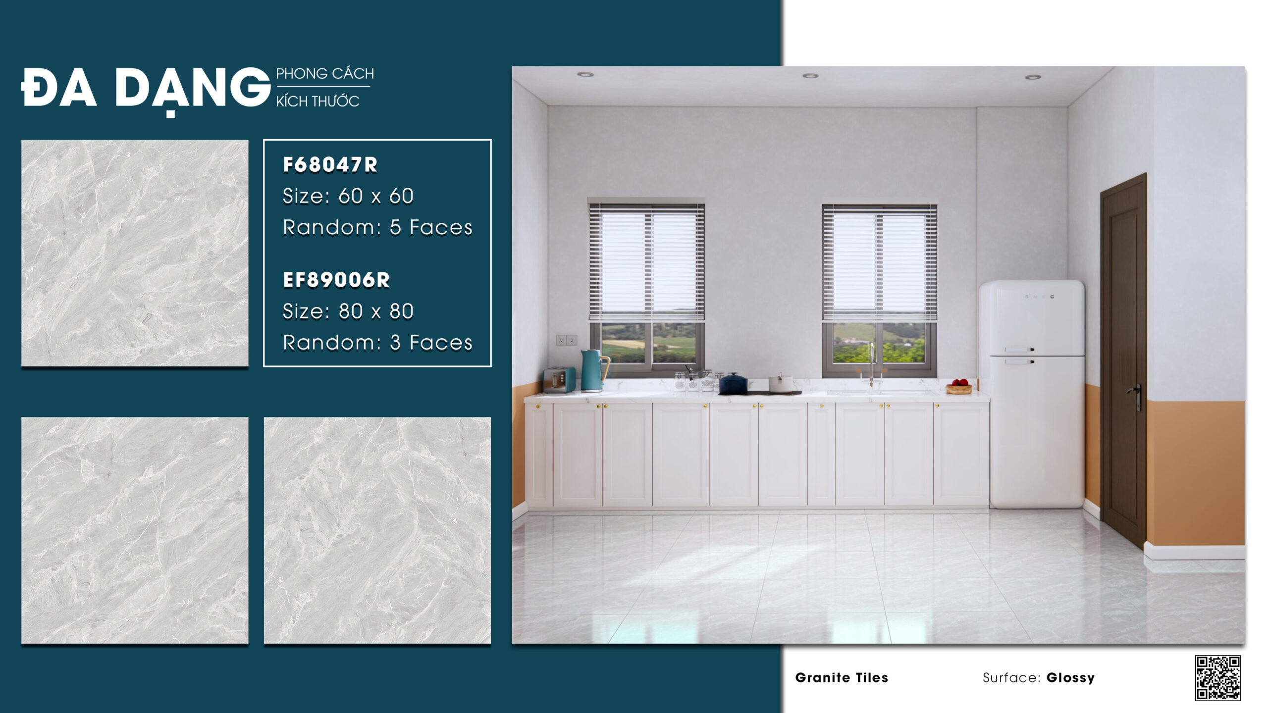 Gạch Lát nền Ý Mỹ 60x60 F68047R