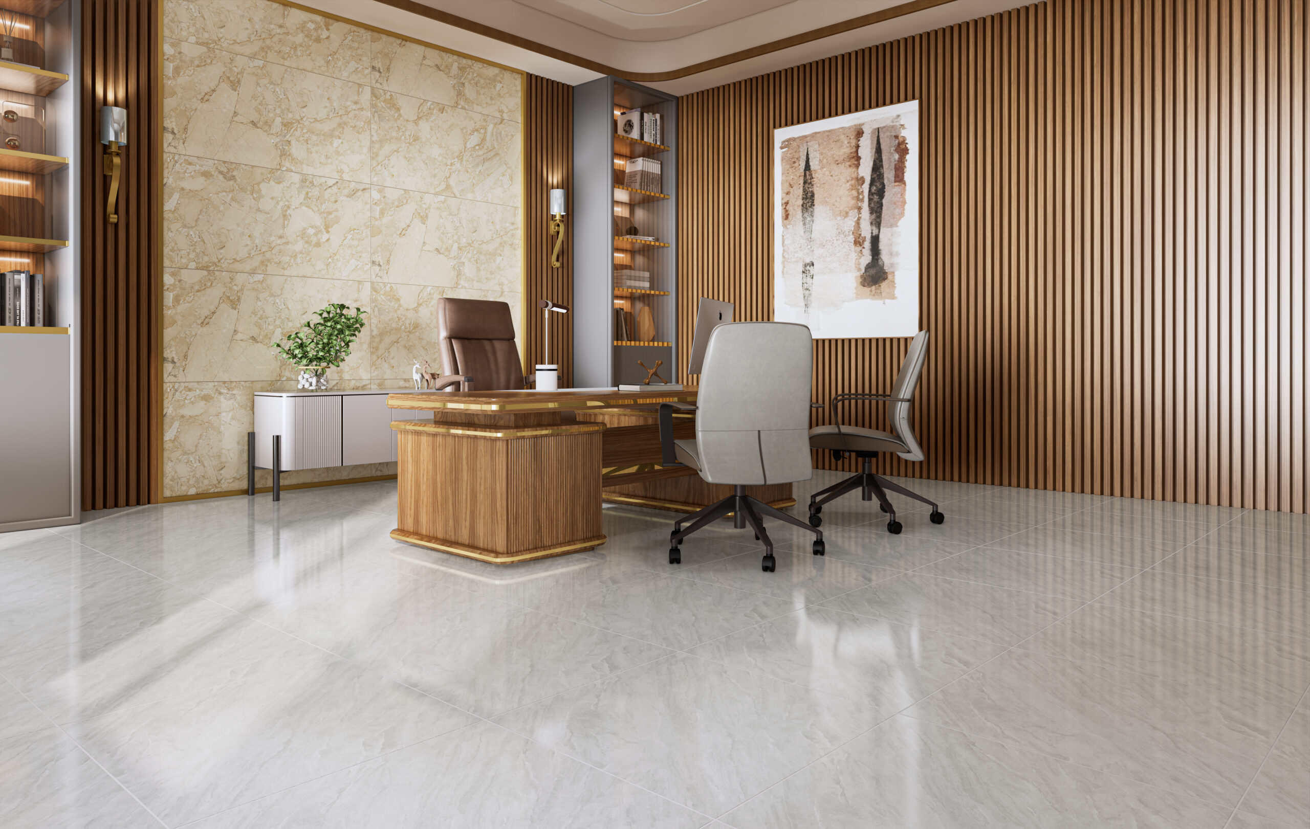 Gạch Lát nền Ý Mỹ 60x60 NK6904 - Ảnh 2