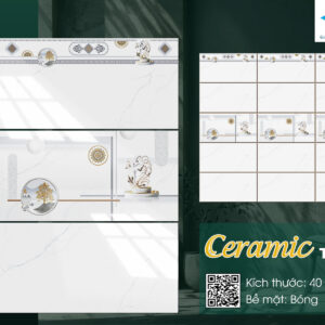 Gạch Ốp tường Ý Mỹ 40x80 NT48803D