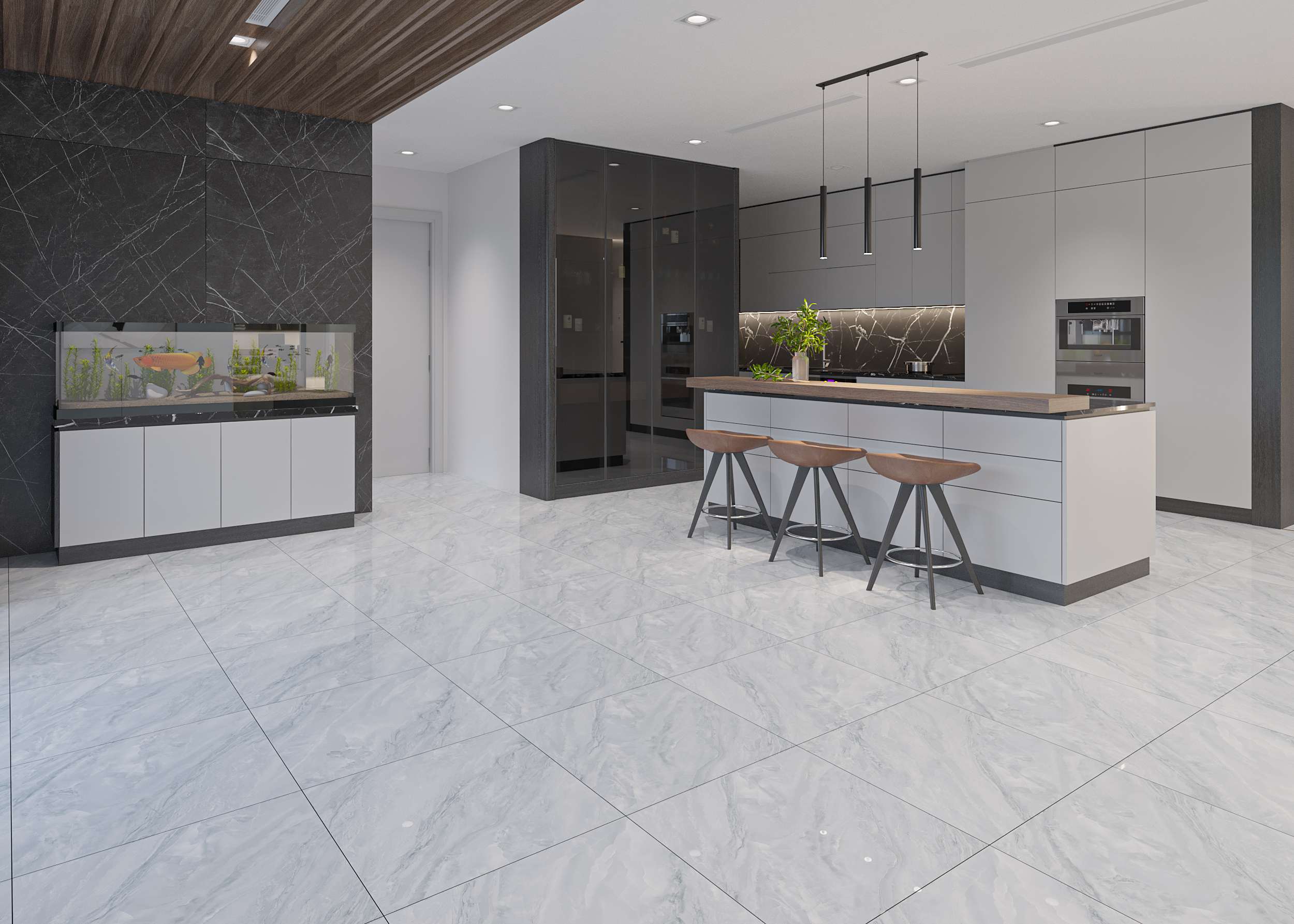 Gạch Lát nền Ý Mỹ 60x60 NT68802R - Ảnh 7