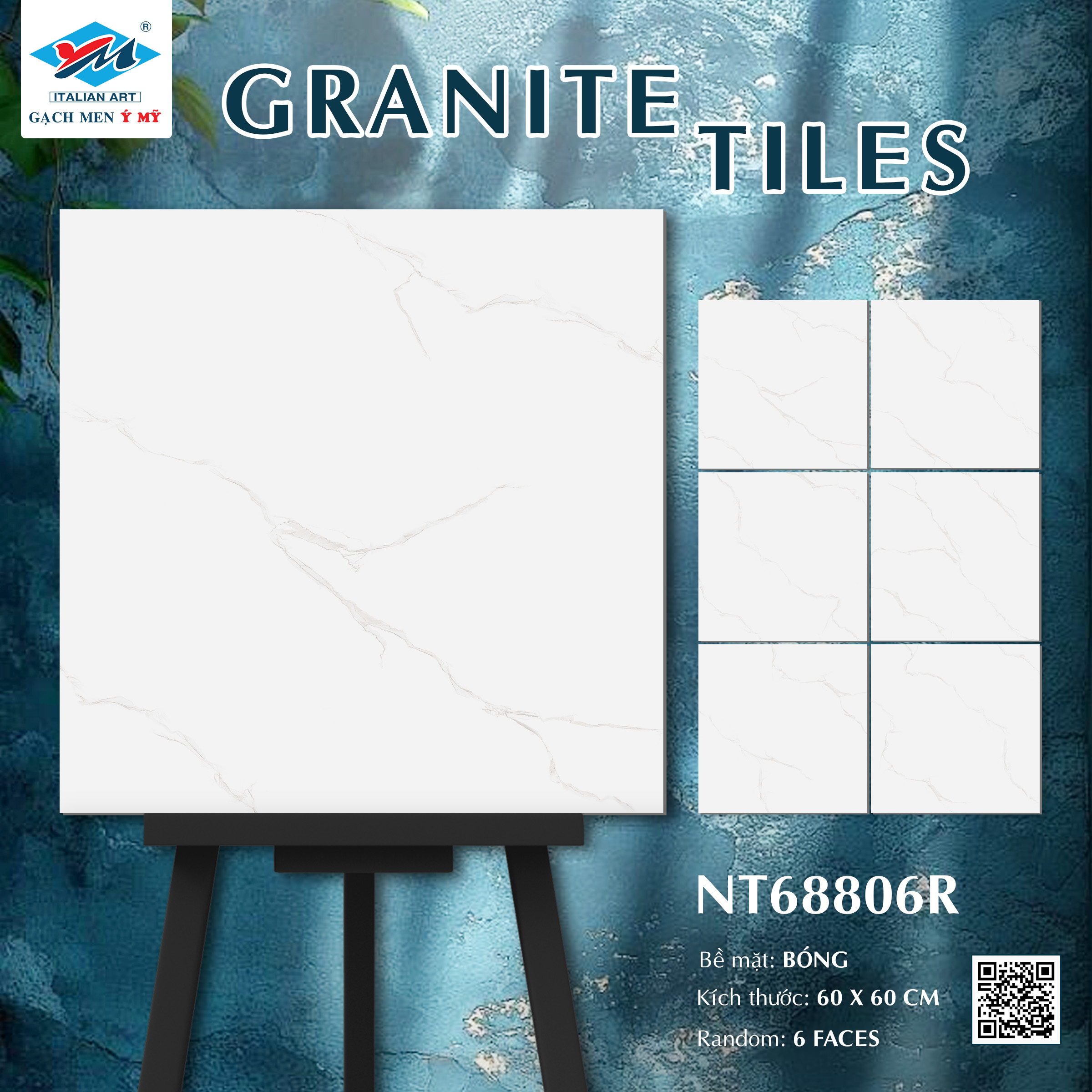 Gạch Lát nền Ý Mỹ 60x60 NT68806R - Ảnh 10