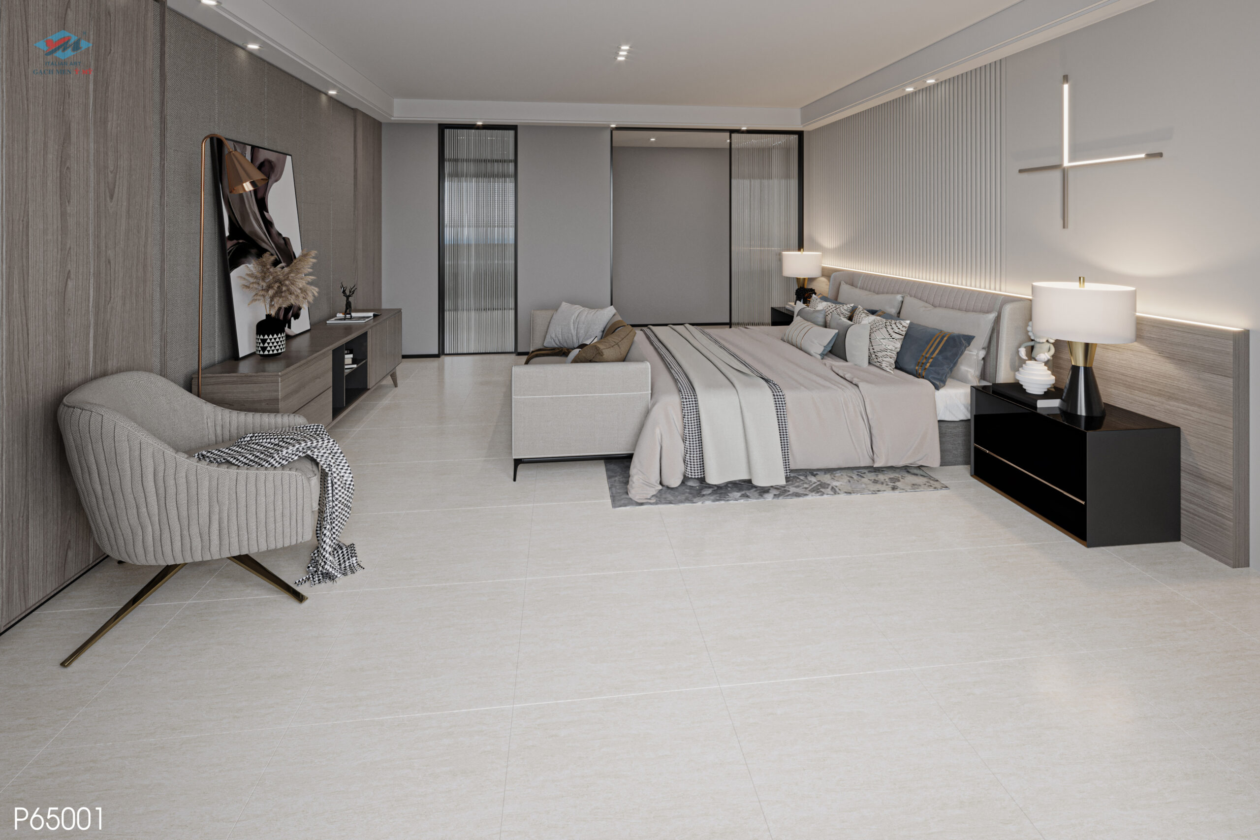 Gạch Lát nền Ý Mỹ 60x60 P65001 - Ảnh 2