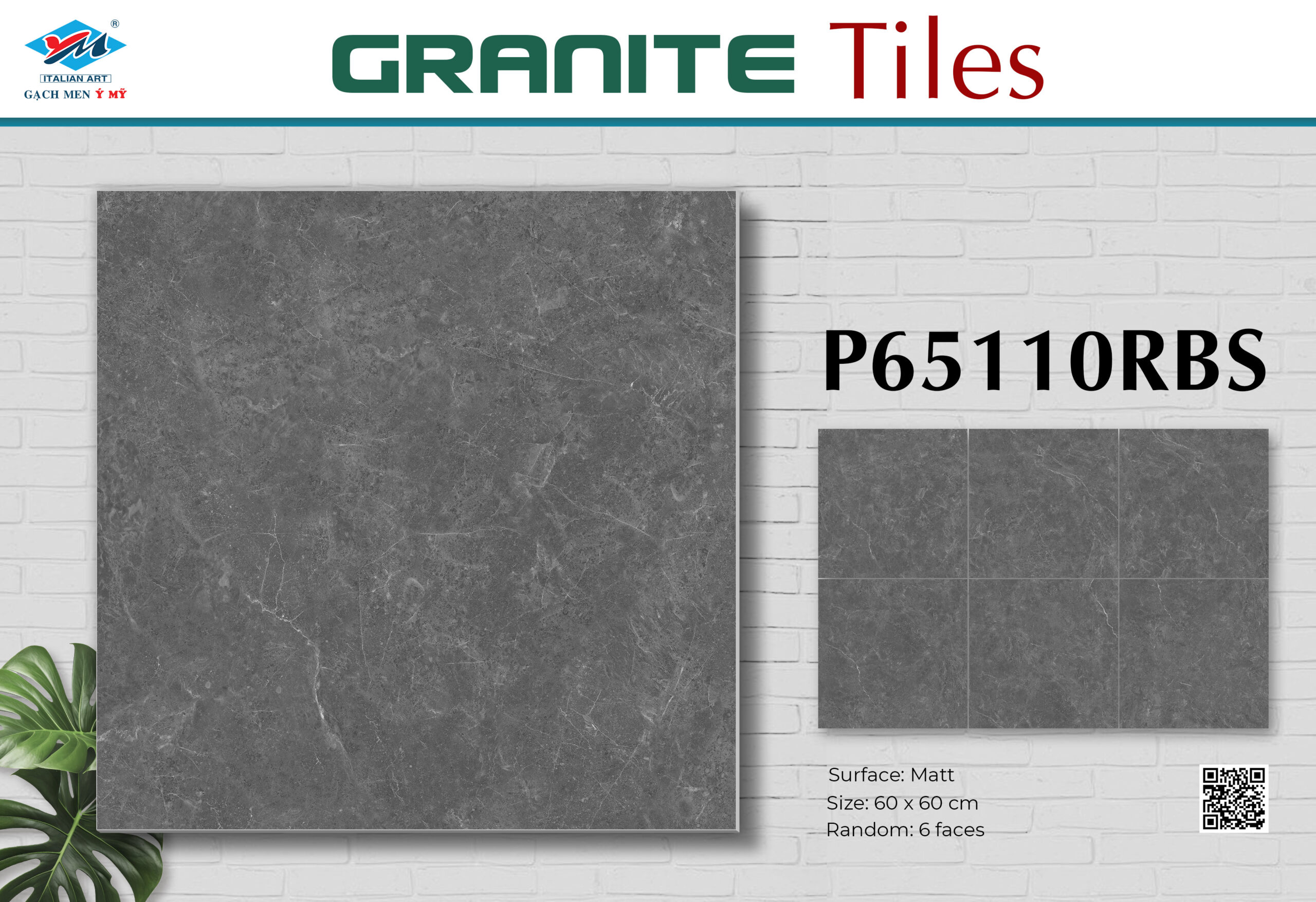 Gạch Lát nền Ý Mỹ 60x60 P65110RBS - Ảnh 9