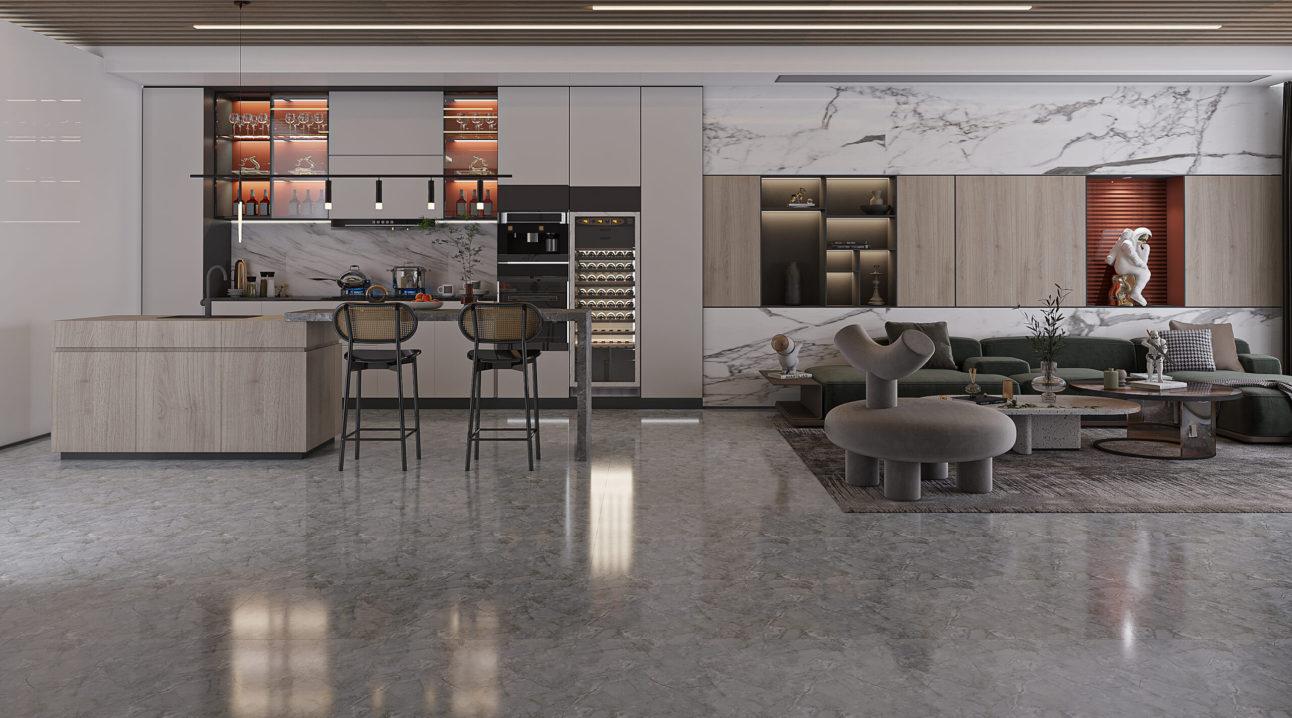 Gạch Lát nền Ý Mỹ 60x60 P68066 - Ảnh 3