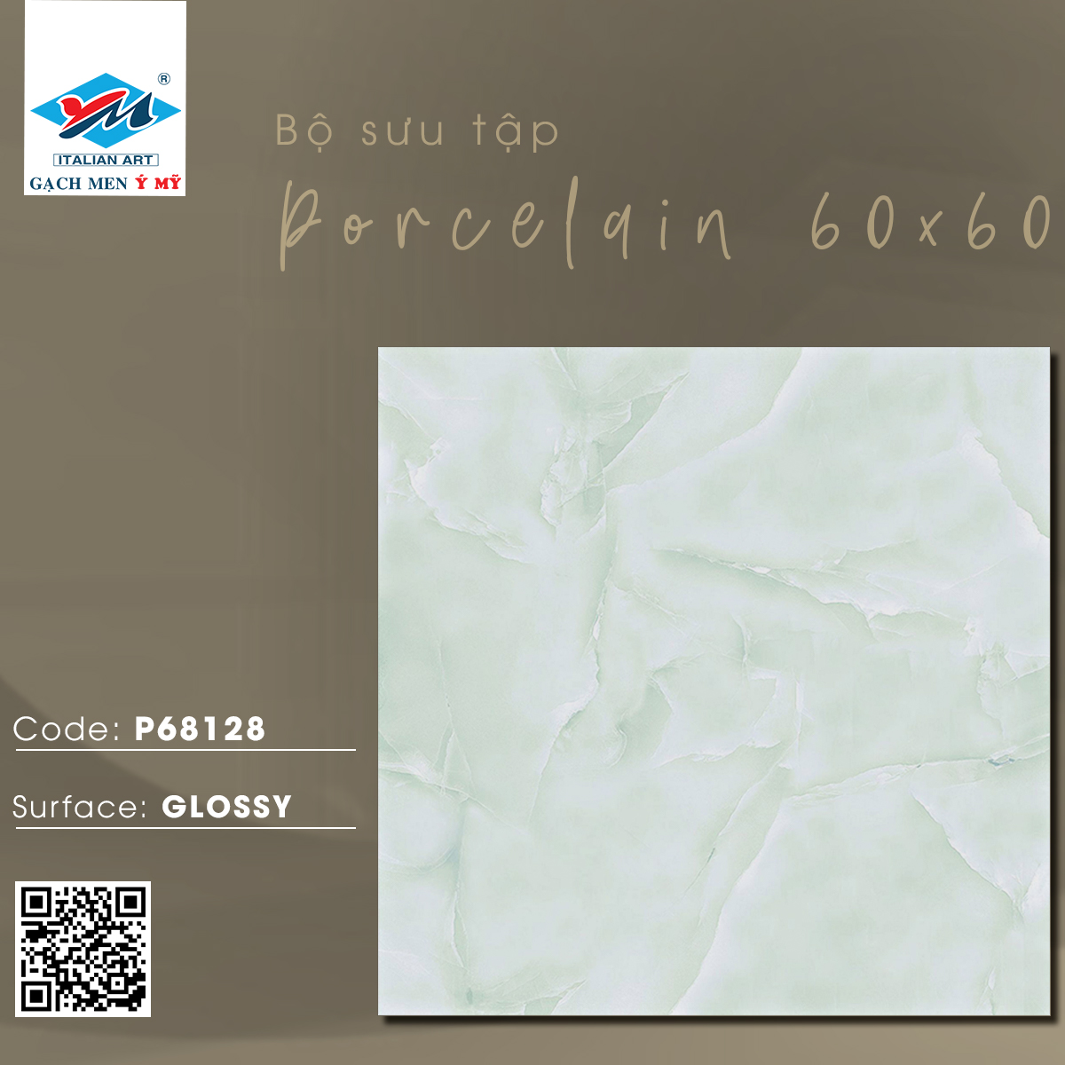 Gạch Lát nền Ý Mỹ 60x60 P68128 - Ảnh 3