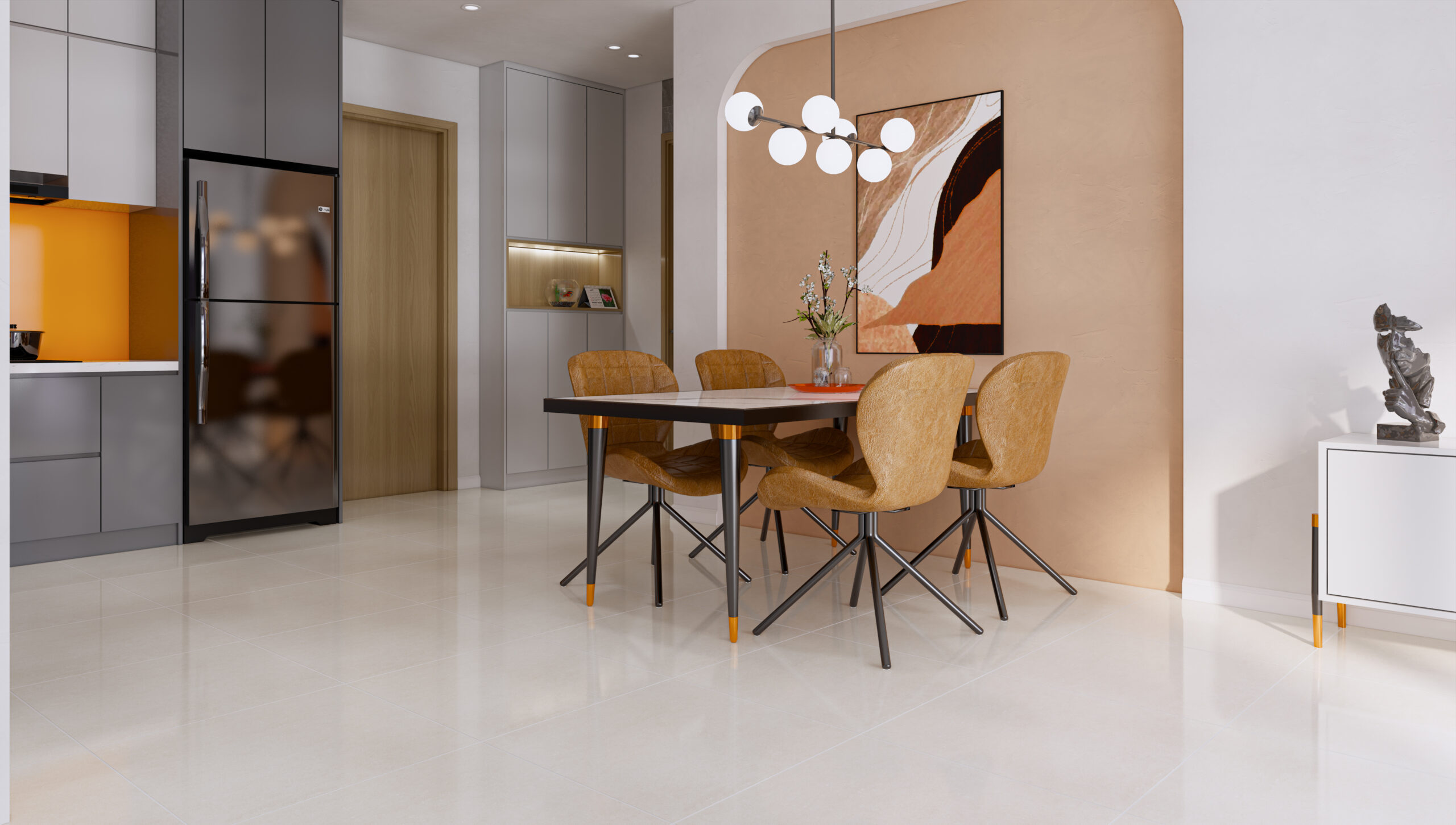 Gạch Lát nền Ý Mỹ 60x60 P68144 - Ảnh 2