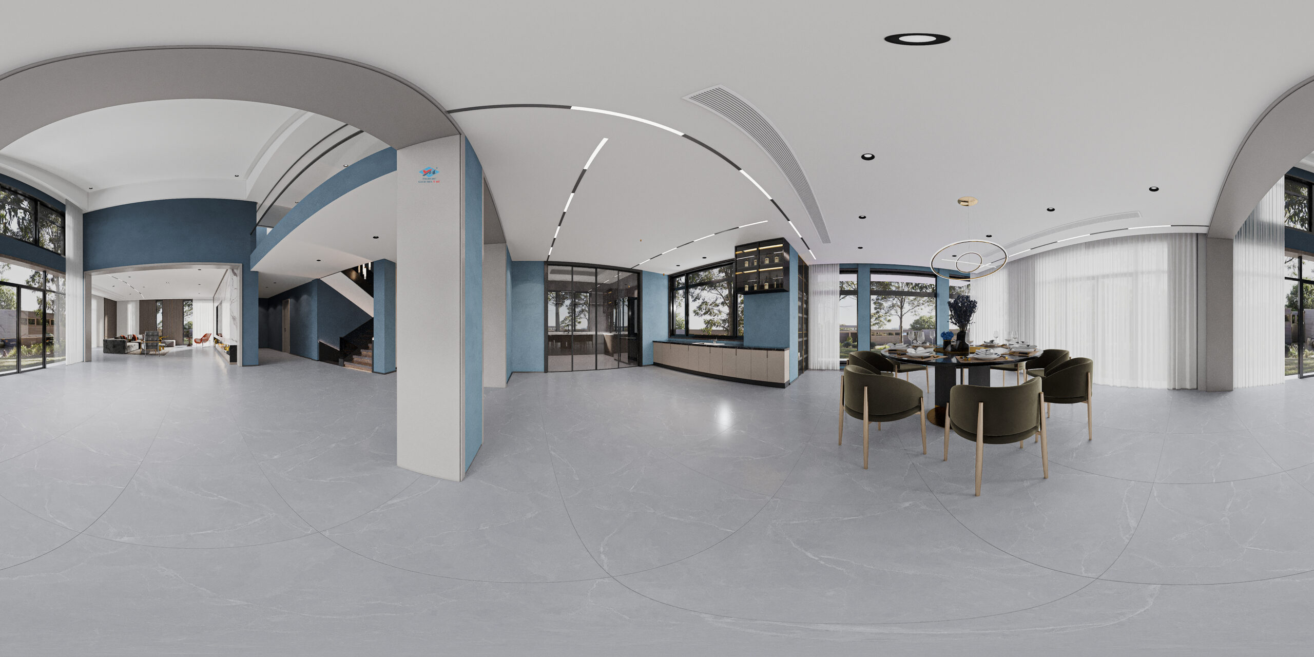 Gạch Lát nền Ý Mỹ 80x80 P85024RC - Ảnh 2