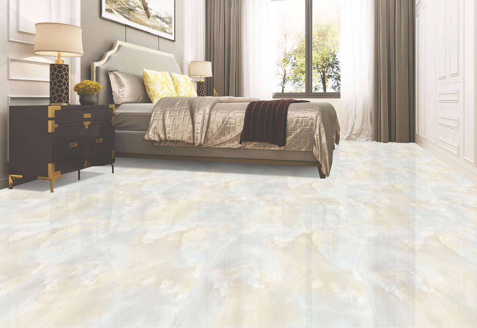 Gạch Lát nền Ý Mỹ 60x60 Y6072 - Ảnh 2