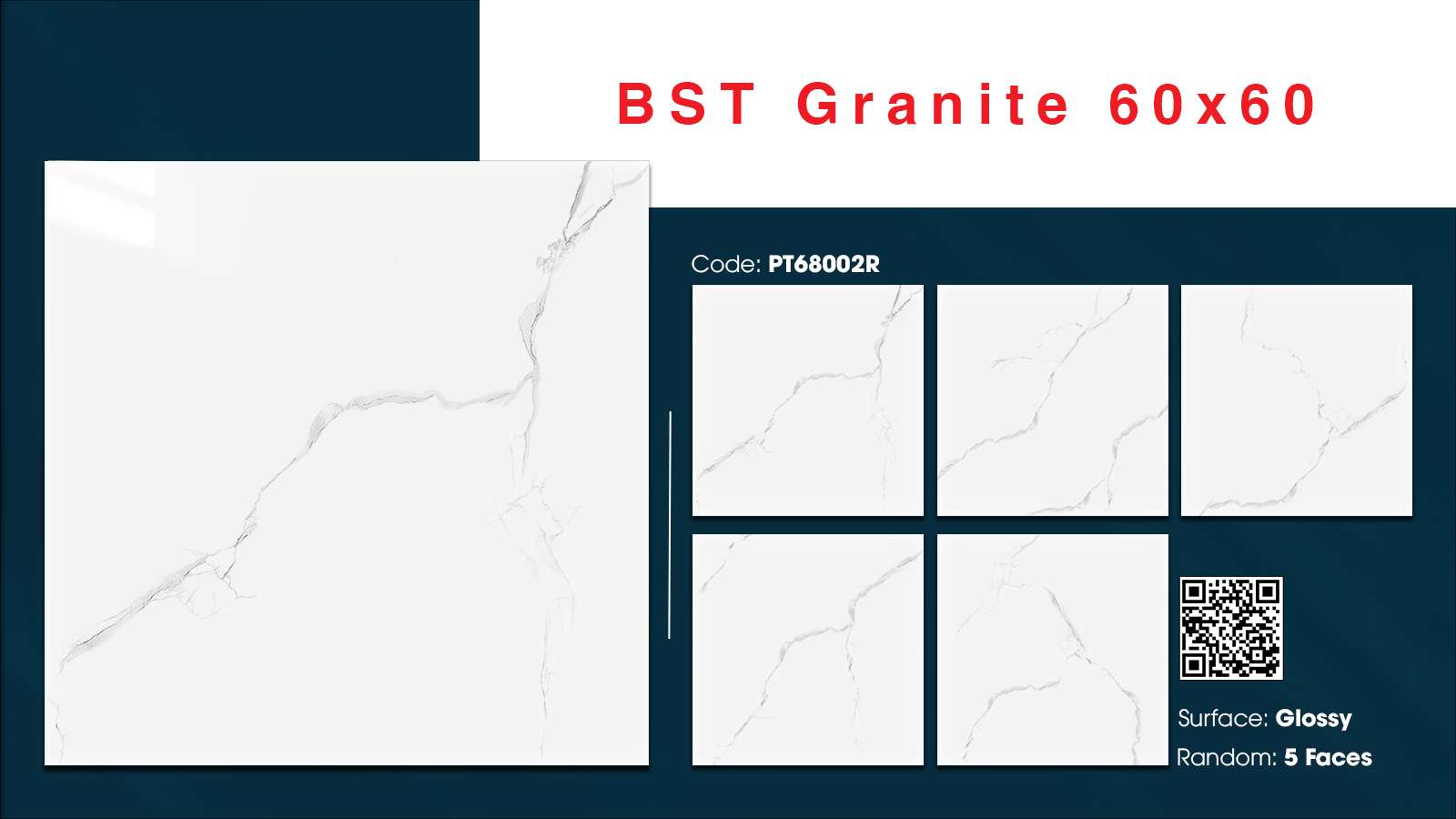 Gạch Lát nền Ý Mỹ 60x60 PT68002R