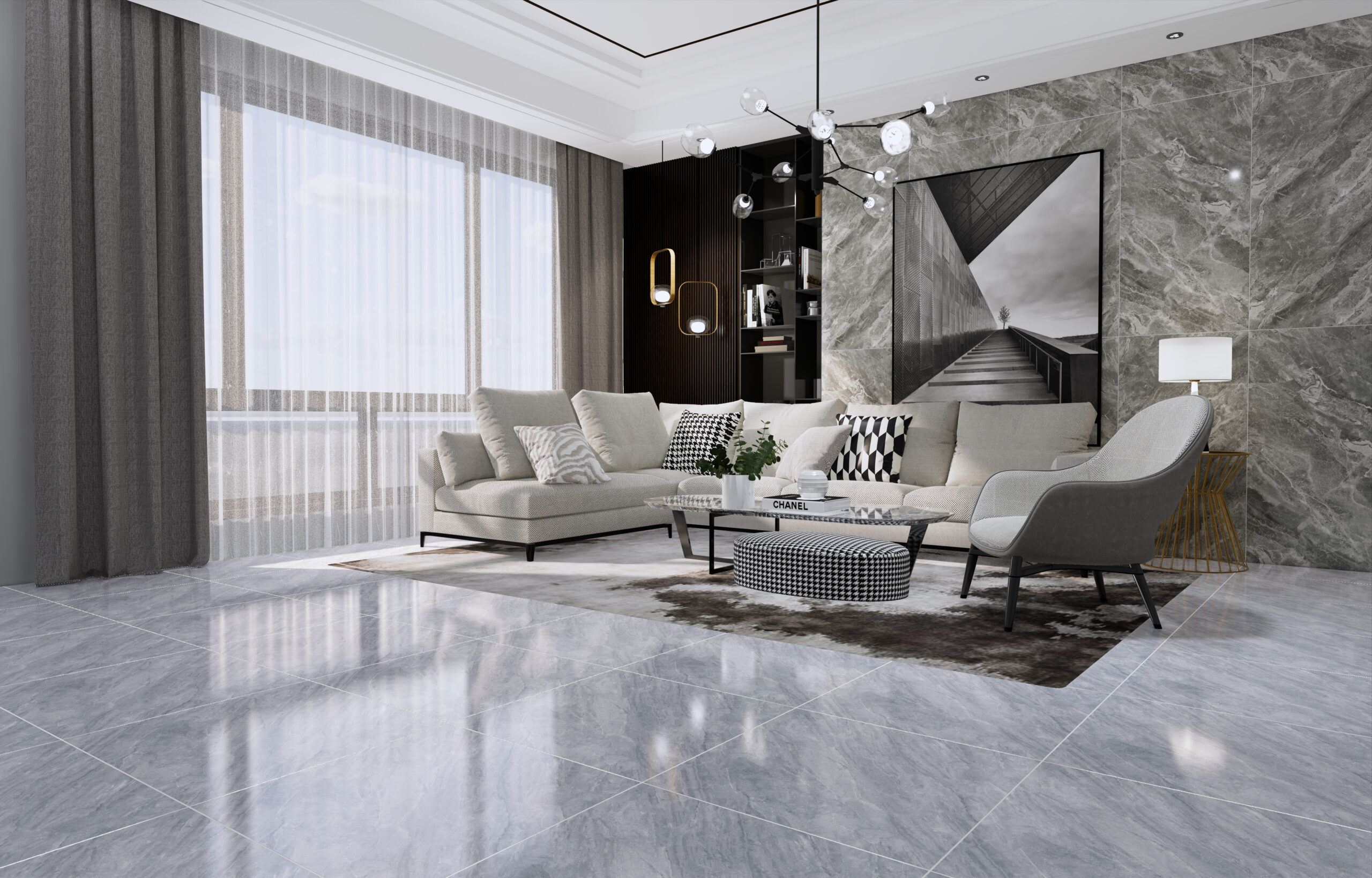 Gạch Lát nền Ý Mỹ 60x60 TH6603 - Ảnh 2