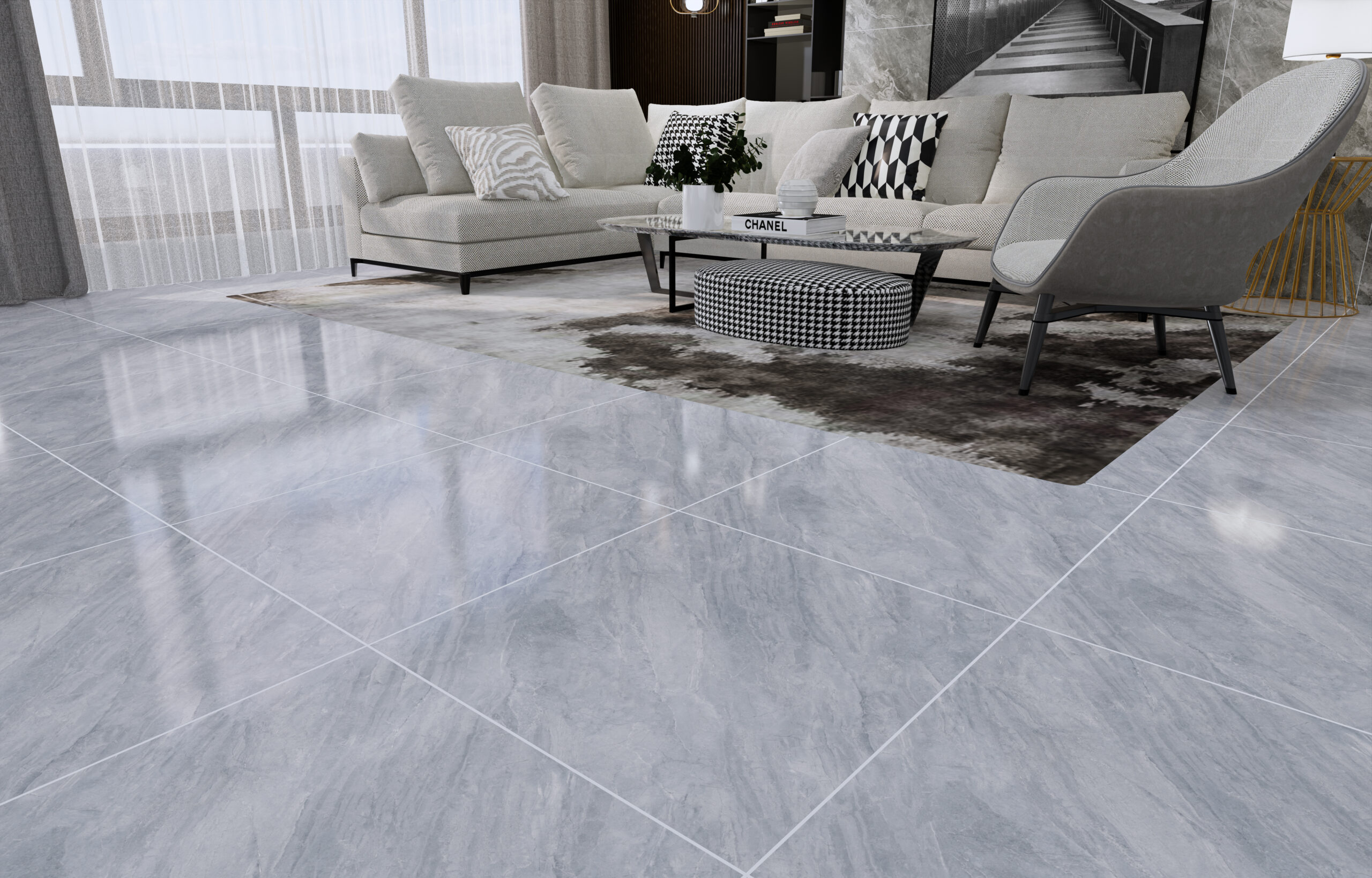 Gạch Lát nền Ý Mỹ 60x60 TH6603 - Ảnh 3