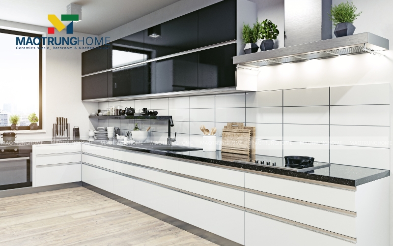 Ốp tường nhà màu trắng