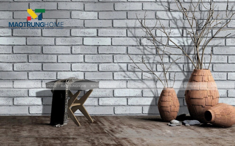 Gạch gốm giả cổ màu xám